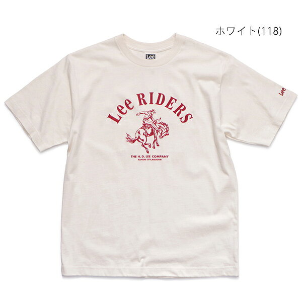 リー【Lee】LT3244 LeeライダースフラッシャープリントTシャツ 半袖 Tシャツ 綿100％ コットン ユニセックス メンズ レディース トップス カットソー ティーシャツ プリントTシャツ 柄シャツ 天然素材 大人 おしゃれ カジュアル アメカジ ホワイト 夏 春【ネコポス発送】