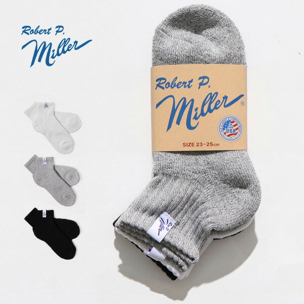 樂天商城 - ロバート ピー ミラー【Robert P. Miller】338C 3P Short length socks 23-25cm ショートソックス 靴下 ハーフソックス クウォーターソックス レディース ASSORT【ネコポス発送】