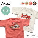 ナンガNW2411-1S705-A ECO HYBRID CAMPING MANNERS WILD ANIMALS KIDS TEE エコハイブリッド キャンピングマナー ワイルドアニマル キッズティー Tシャツ 半袖 キッズ 子供 アウトドア