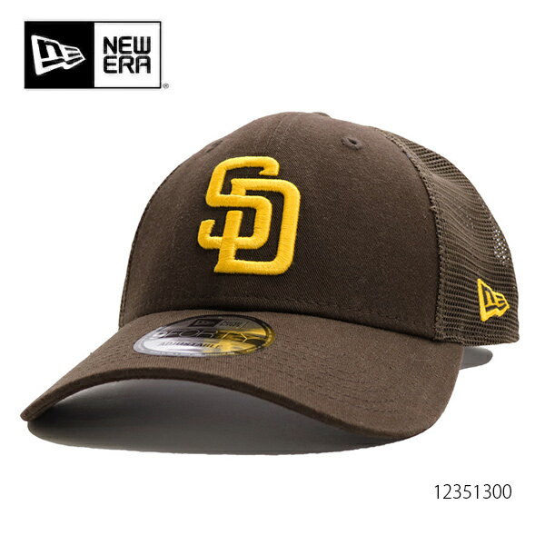 ニューエラ【NEW ERA】12351300 9FORTY SAN DIEGO PADRES 940 サンディエゴ・パドレス メッシュ キャップ 帽子 MLB球団 ロゴ メンズ レディース サイズ調節可能 マジックテープ 人気 BROWN ブラウン【あす楽】