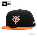 ニューエラ【NEW ERA】60575680 9FIFTY 読売ジャイアンツ キャップ 950 帽子 メンズ レディース スナップバック サイズ調節可能 ブラック/オレンジ【あす楽】【送料無料】