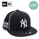 ニューエラ【NEW ERA】14392007 Youth 9FIFTY MLB Ball Stitch ニューヨーク・ヤンキース ネイビー 950 キッズ 52...