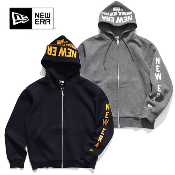 ニューエラ【NEW ERA】14669838 / 14669839 テックスウェット フルジップフーディー ネイビー グレー ゴルフ パーカー 撥水 ブランドロゴ 秋の新作 秋冬 ユニセックス メンズ レディース トップス ストリート【送料無料】