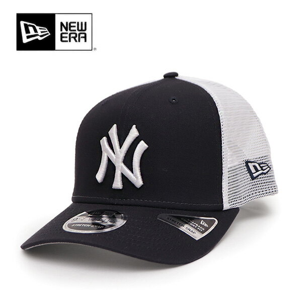 樂天商城 - ニューエラ【NEW ERA】60587243 9SEVENTY STRETCH-SNAP New York Yankees キャップ ストレッチスナップ メッシュ 帽子 スナップバック ニューヨーク・ヤンキース ロゴ ユニセックス メンズ レディース スポーツ MLB 野球 メジャーリーグ ネイビー USモデル【送料無料】