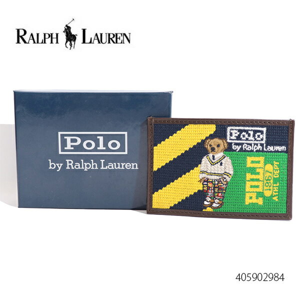 ラルフ ローレン パスケース ポロ ラルフローレン【POLO RALPH LAUREN】405902984 カードケース POLOベア レザー ウォレット 名刺入れ 定期入れ パスケース くま 人気 プレゼント メンズ MULTI【あす楽】【送料無料】