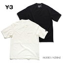 アディダス アディダス【adidas】Y-3/ワイスリー H63083 HZ8842 WRKWR TEE メンズ ロゴ 半袖 Tシャツ スポーティー コットン ジャージー BLACK ブラック OFFWHITE オフホワイト【あす楽】【送料無料】