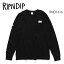 åץǥåסRIPNDIP RND1416 Lord Nermal Pocket L/S T 󥰥꡼ Ĺµ ɥʡޥ ͥ ˥å ȥ꡼  ץ쥼 ե Black ֥åڥͥݥȯ