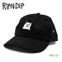 リップンディップ【RIPNDIP】正規品 RND2102 Lord Nermal 6 Panel Pocket Hat キャップ CAP 帽子 ロードナーマル ロゴ ユニセックス プレゼント ギフト【ネコポス発送】