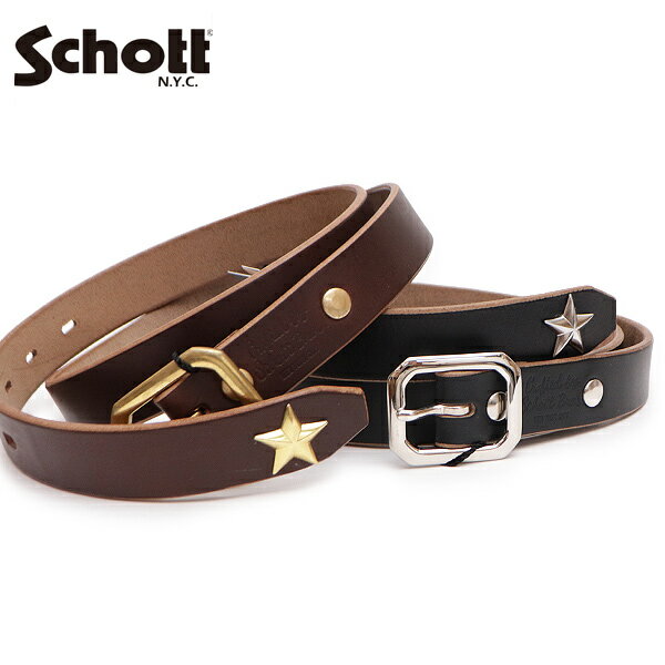 ショット【Schott】782-5971002 / 3129046 PERFECT BELT NARROW ベルト 牛革 レザー小物 アクセサリー BLACK BROWN エイジングレザー HORWEEN おしゃれ アメカジ スーツ メンズ 高級レザーベルト 日本製 父の日 プレゼント ギフト パーフェクト ベルト ナロー【送料無料】