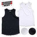 スクリーンスターズ ベスト【SCREEN STARS BEST】2522-008SS WAFFLE TANKTOP ノースリーブ タンクトップ ワッフル生地 柔らかい 無地 メンズ トップス シンプル WHITE BLACK ホワイト ブラック アウトドア【ネコポス発送】