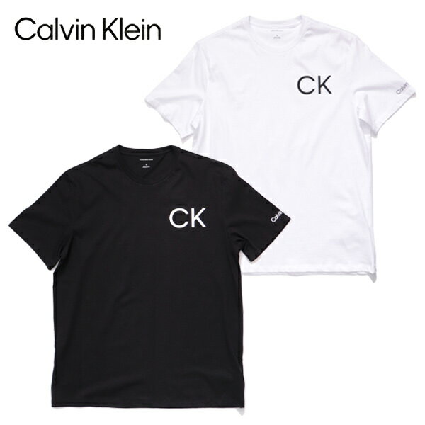 カルバン・クライン【Calvin Klein】40BC838 SS HERO LOGO CREWNK TEE Tシャツ ロゴ 半袖 トップス シンプル ベーシック メンズ レディース 綿 コットン100％ WHITE ホワイト ブラック CK クルーネックTシャツ 定番Tシャツ 無地系Tシャツ ストリート【ネコポス発送】(4.0)