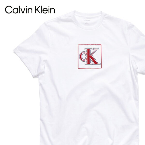 Rakuten - カルバン・クライン【Calvin Klein】4R8046S Tシャツ ロゴ 半袖 トップス シンプル ベーシック メンズ レディース 綿 コットン100％ CK クルーネックTシャツ ストリート 定番【ネコポス発送】
