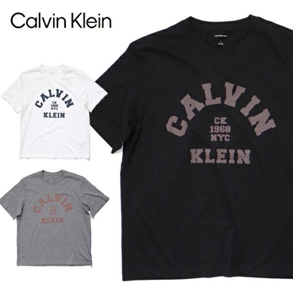 樂天商城 - カルバン・クライン【Calvin Klein】4RE810G SS 20S LN CALVIN COLLAGE GRAPHIC TEE Tシャツ ロゴ 半袖 トップス シンプル ベーシック メンズ レディース 綿 コットン100％ CK クルーネックTシャツ ストリート【ネコポス発送】