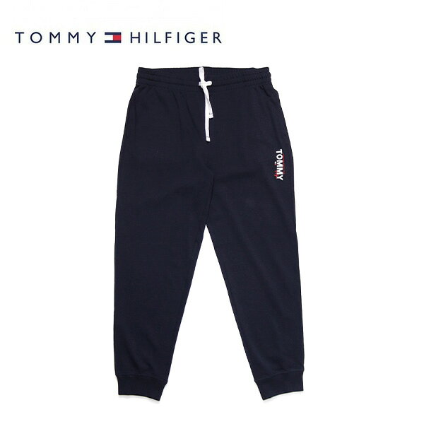 樂天商城 - トミーヒルフィガー【TOMMY HILFIGER】09T4500 JOGGER PANTS メンズ ロゴ ボトムス US規格 NAVY ネイビー セットアップ可能(別売り) 薄手 裏毛【送料無料】
