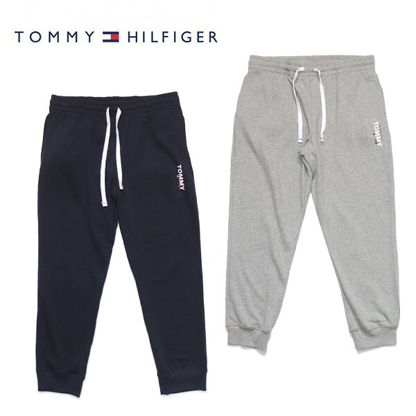 樂天商城 - トミーヒルフィガー【TOMMY HILFIGER】09T4531 JOGGER PANTS メンズ ロゴ ボトムス US規格 GREY NAVY グレー ネイビー セットアップ可能(別売り)【送料無料】