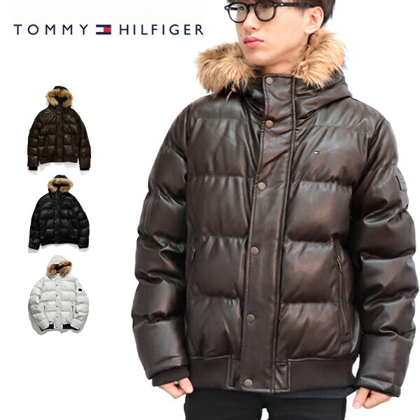 トミーヒルフィガー【TOMMY HILFIGER】150AU263 中綿ジャケット ジャケット ロゴ アウター メンズ USA規格 人気 DARK BROWN BLACK ブラウン ブラック【あす楽】【送料無料】