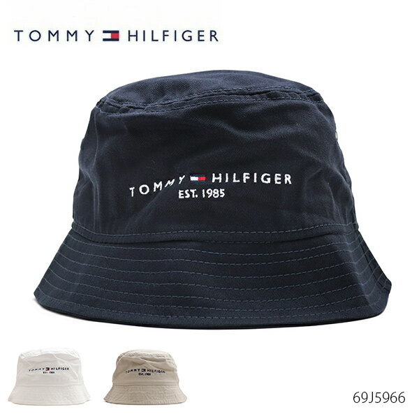 トミー ヒルフィガー キャップ メンズ トミーヒルフィガー【TOMMY HILFIGER】69J5966 バケットハット ハット バケハ メンズ レディース キャップ HAT 帽子 ロゴ NAVY ユニセックス【ネコポス発送】