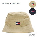 トミーヒルフィガー【TOMMY HILFIGER】69J7319 コーデュロイバケットハット ハット バケハ メンズ レディース キャップ HAT 帽子 ロゴ KHAKI カーキ ユニセックス【ネコポス発送】