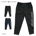 トミーヒルフィガー トミーヒルフィガー【TOMMY HILFIGER】78J9711 パンツ スウェットパンツ コットン スウェット メンズ ボトムス ジョガー NAVY ネイビー BLACK ブラック 部屋着 アウトドア【あす楽】【送料無料】