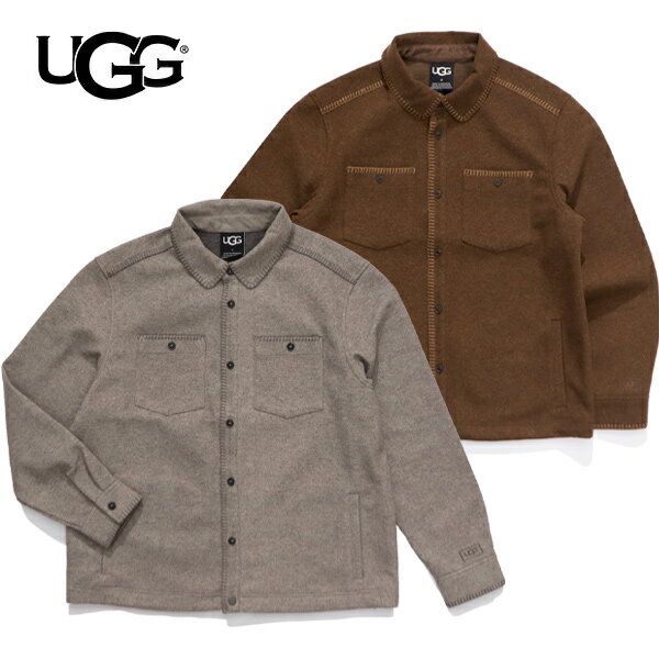 アグ【UGG】1171494 Caelum Shirt Jacket ケーラム シャツ ジャケット ロゴ メンズ MENS アウター フェルトジャージー あたた...