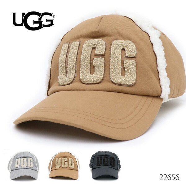 【UGG/アグ】正規品 22656 BONDED FLEECE BASEBALL CAP ボンディングフリースベースボールキャップ ロゴ 帽子 キャップ レディース プレゼント ギフト もこもこ【あす楽】【送料無料】