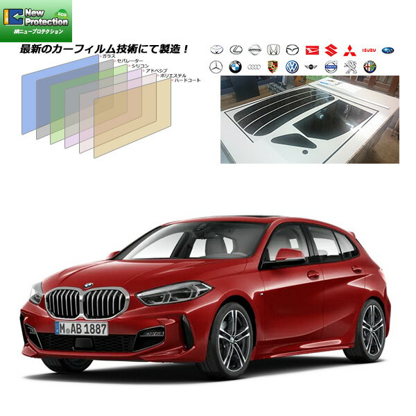 BMW 1シリーズ (7K15/7L20) IRニュープロテクション リアセット カット済みカーフィルム UVカット スモーク