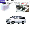 日産 エルグランド (AVE50/AVWE50/ALE50/ALWE50/ATWE50/ATE50) ルミクールSD リアセット カット済みカーフィルム UVカット スモーク