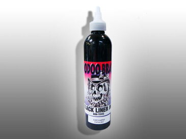 【VOODOO】 ライナー用 黒インク (240ml ）　【TATTOO / tattoo / タトゥー / 入れ墨 / 入墨 / 刺青 / トライバル / タトゥーマシン / タトゥーキット / タトゥー用品 / タトゥーセット / タトゥーニードル / タトゥー針】