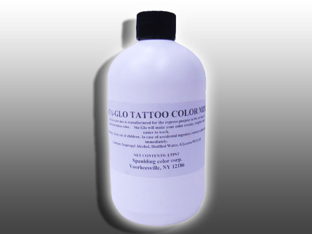 【STA-GLO】 インク カラーうすめ液 450ml 【TATTOO / tattoo / タトゥー / 入れ墨 / 入墨 / 刺青 / トライバル / タトゥーマシン / タトゥーキット / タトゥー用品 / タトゥーセット / タトゥ…