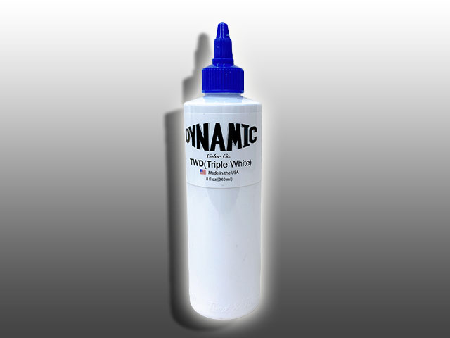 【DYNAMIC】 インク (240ml) トリプル ホワイト【TATTOO / tattoo / タトゥー / 入れ墨 / 入墨 / 刺青 / トライバル / タトゥーマシン / タトゥーキット / タトゥー用品 / タトゥーセット / タトゥーニードル / タトゥー針】　 人気のダイナミックのインク 商品詳細 ・メーカー　DYNAMIC ・color　　 トリプル ホワイト　 ・内容量　　240ml