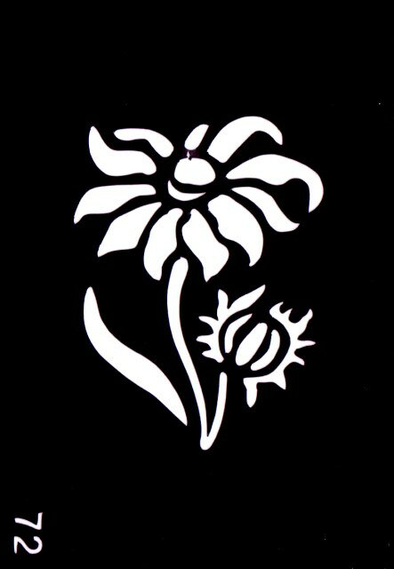 ステンシルシート No166 【フェイクタトゥー / ダイヤモンドタトゥー / タトゥーシール / タトゥーステッカー / ドレスアップシール / ボディーシール / ボディーペイント / TATTOO / タトゥー / トライバル】