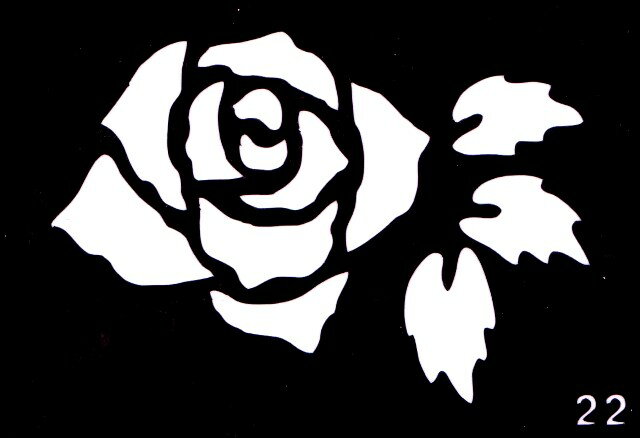 ステンシルシート No196 【フェイクタトゥー / ダイヤモンドタトゥー / タトゥーシール / タトゥーステッカー / ドレスアップシール / ボディーシール / ボディーペイント / TATTOO / タトゥー / トライバル】