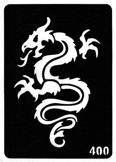 ステンシルシート No478　【フェイクタトゥー / ダイヤモンドタトゥー / タトゥーシール / タトゥーステッカー / ドレスアップシール / ボディーシール / ボディーペイント / TATTOO / タトゥー / トライバル】