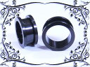 フレッシュ トンネル ブラック 23/32G No,711【ピアッシング / ボディーピアス / プラグピアス / ホールピアス / ピアス ジュエリー / ピ...