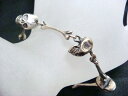 【売れ筋の大人気】 スカルデザイン ブレスレット 純銀 / シルバー925 / Silver925 No534