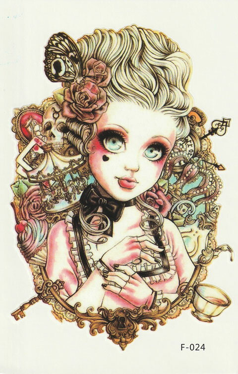 リアル・防水 タトゥーシール No15 【タトゥーステッカー / ボディーシール / タトゥーシール / 刺青シール / ドレスアップシール / 腕 / ボディ...