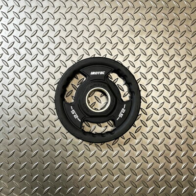 【ブラックフライデー期間 全品ポイント5倍!】IROTEC (アイロテック) PUオリンピックプレート 2.5KG ※廃盤商品 POO25 オリンピック プレー...