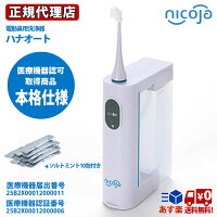 ハナオート NK7020 電動鼻洗浄器 治療機器 医療機器認証番号取得 鼻洗浄機 鼻洗浄 鼻うがい 鼻腔内洗浄 鼻 洗浄 洗浄器 鼻洗い ハウスダスト 花粉 ウイルス ソルトミント10包付き 送料無料