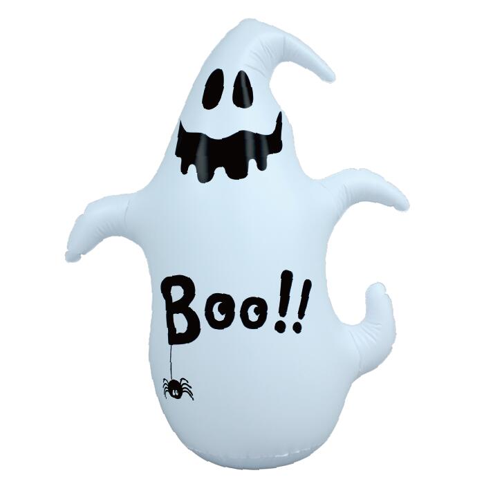 ハロウィン 飾り ハロウィンロッキングゴースト ハロウィン 飾り インテリア 雑貨 オブジェ おばけ 置物 秋 白 ハロウィンパーティー 装飾 グッズ ロッキング ディスプレイ おきあがりこぼし あす楽 エアバルーン 空気で膨らむ 約140cm