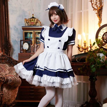 【店内ポイント5倍!!】 ハロウィン コスプレ メイド服 メイド 定番 ボタン エンジェル 衣装 フルセット 仮装 衣装 コスチューム こすぷれ コス おすすめ 可愛い 男ウケ セクシー 大きいサイズ 大人 レディース あす楽 ハロウィンコスプレ