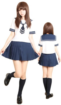 ハロウィン コスプレ セーラー服 制服 半袖 ネクタイ 衣装 フルセット ベストセラー 仮装 衣装 コスチューム こすぷれ コス おすすめ 可愛い 男ウケ セクシー 大きいサイズ 大人 レディース あす楽 ハロウィンコスプレ