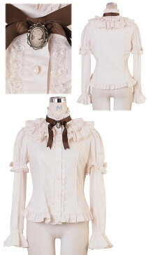 【10%offクーポン配布中】【マスクプレゼント中!!】コスプレ ブラウス シャッツ レディース ゴスロリ ロリータ ゴシック メイド服 衣装 コスチューム アニメ 通販 文化祭 学園祭 衣装 あす楽