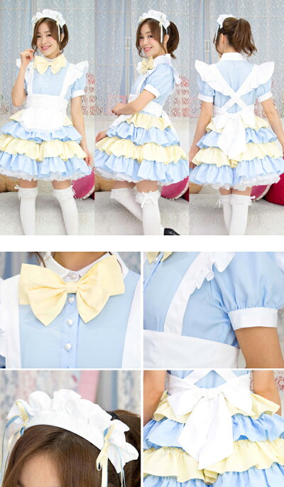 4点セットパフェメイドcostume834