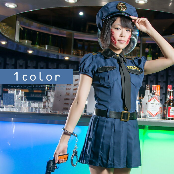 ハロウィン コスプレ 制服 衣装ポリス 制服 衣装 コスチューム 警察 警官 婦警 ミニスカポリス 帽子 手錠 ネクタイ …