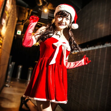 ハロウィン コスプレ 【Mフリー】サンタコスチューム　コスプレ　クリスマス　セクシー衣装　3点セット　セクシー こすぷれ はろういん z518 衣装