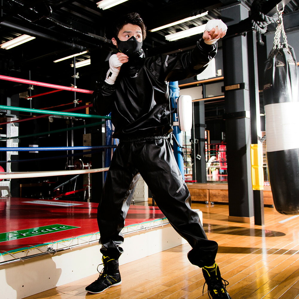 サウナスーツアスリート１０ ボクシング トレーニング ランニング ウォーキング マラソン デトックス ホットヨガ 太もも サウナスーツ 減量 ウインドブレーカー 足痩せ 燃焼 くびれ 脂肪 ロングパンツ 日本産 ジョギング