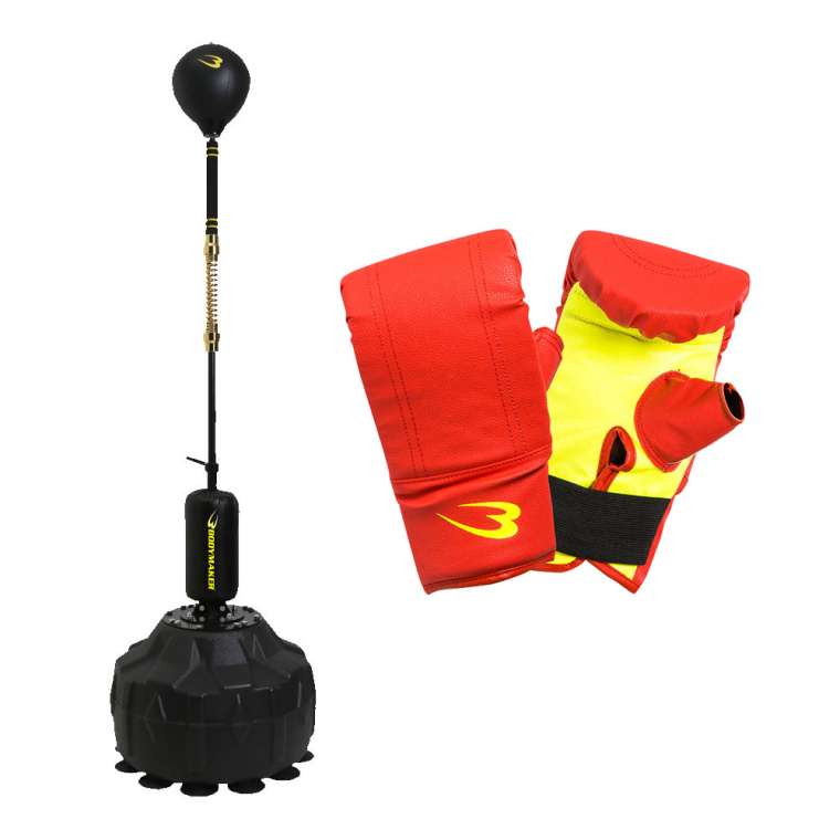 スタンディングパンチングボール パンチンググローブセット2 BODYMAKER ボディメーカー ボクシング 格闘技 トレーニング サンドバッグ エクササイズ グローブ キックボクシング フィットネス 空手 総合格闘技 ストレス解消 ストレス発散