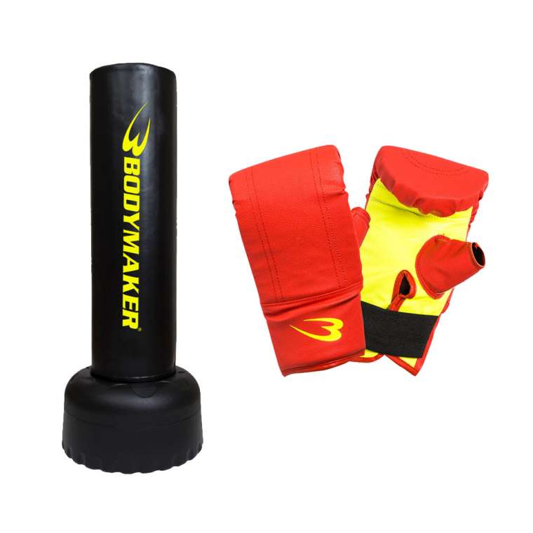 スタンディングバッグDX パンチンググローブセット2 BODYMAKER ボディメーカー ボクシング 格闘技 トレーニング サンドバッグ エクササイズ グローブ キックボクシング フィットネス 空手 総合格闘技 ストレス解消 ストレス発散