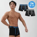ボクサーパンツ2枚セット BODYMAKER ボディメーカー ボクサーパンツ インナーパンツ 2枚セット パイピング メンズ アンダーウエア ジムウエア トレー...