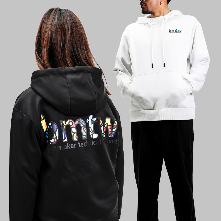 【期間限定ポイント5倍】BodyBlaze bmtwロゴ フーディ BODYMAKER ボディメーカー bmtw メンズ プルオーバーパーカー スウェット